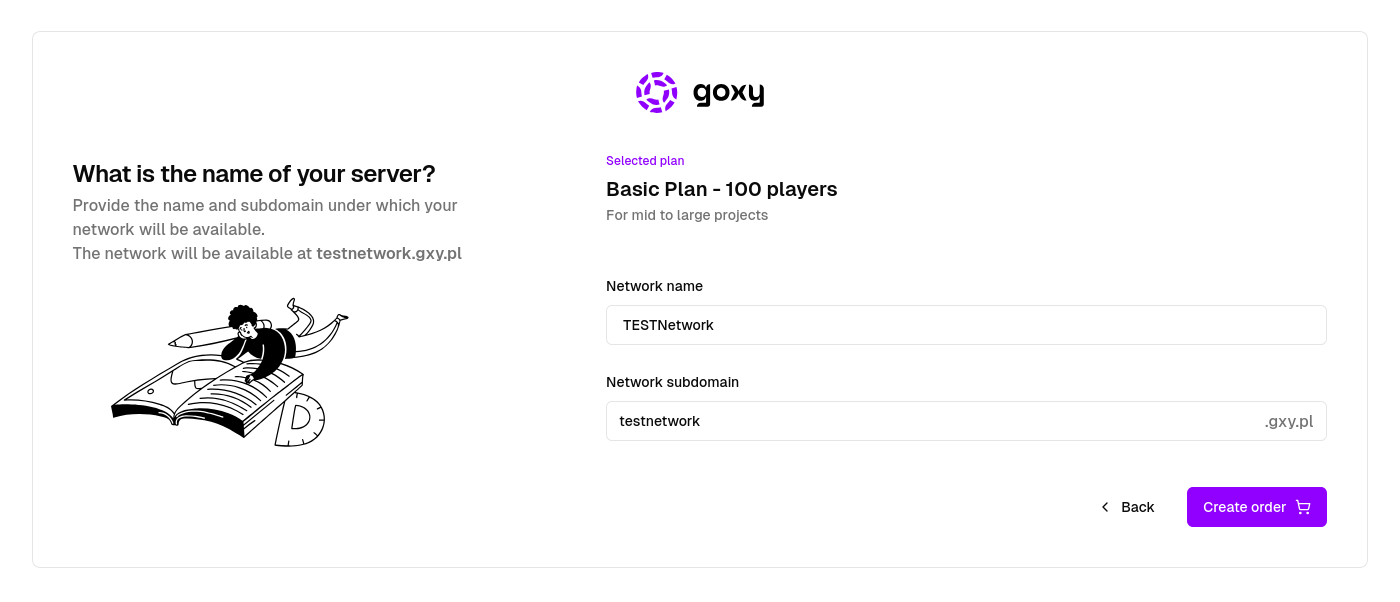 goxy creation of a new network 3